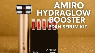 ✨ AMIRO HydraGlow Booster Facial Device + PDRN Serum Kit | Firming, Radiance & Red Light Boost #ad 💖