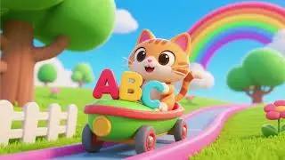 Cat&rsquo;s ABC Rainbow Ride | Alphabet Song for Kids 🐱🌈🔤