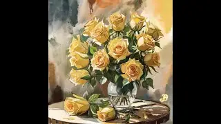 Букет желтых роз, bunch of yellow roses
