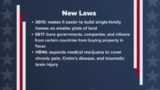 New Texas laws go into effect on Sept. 1