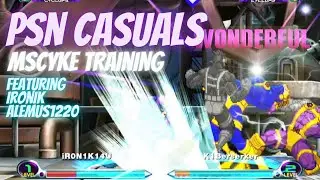 MvC2 - PSN Casuals - Khaos vs Ironik / Alemus1220 07/07/24