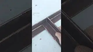 Welding Tips and Tricks. One of the Best Ways to Cross-Join Metal Corners for welding #shorts #diy