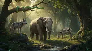 🌿Wildlife Secret World🦁: Wild Animals in African Savannah with Relaxing Sounds - 4K Nature ASMR