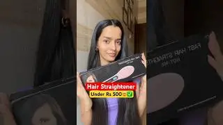 Hair Straightener under Rs500✅ from AMAZON❗️#beauty #hair #haircare #youtubeshorts #youtube #shorts