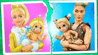 Barbie Riche Contre Ken Fauch&eacute; / 11 Poup&eacute;es Bricol&eacute;es