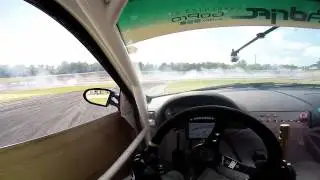 Michael Essa helmet cam Atlanta Formula Drift 2014