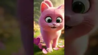 Pink Bili aur Garden ka Adventure | Funny Cat vs Mouse 3D Animation 🐱🐭. #hindicartoon #animation