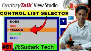 Control List Selector in Factory Talk View Studio ME | Rockwell Automation | Sudark Tech