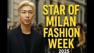 RM BTS Steals the Spotlight at Milan Fashion Week 2025| Fashion Icon Era Begins