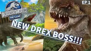 Первая серия... И ДРЕКС!!! | Jurassic World The Game EP 1