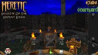 Heretic E5M4: Courtyard (Chocolate Heretic/Classic Controls/Smite-meister)
