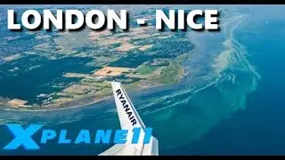 ✈️ X-PLANE 11 | ЛОНДОН (EGSS) &mdash; НИЦЦА, ФРАНЦИЯ (LFMN) || НОВЫЙ ОНЛАЙН-РЕЙС ZIBO B737 3.29e