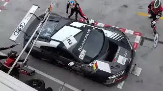 Blancpain GT Series Audi R8 LMS Pit Stop Hungaroring 2018