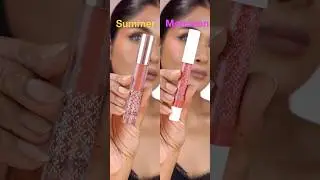 Summer vs Monsoon makeup #makeup #makeuptips #makeupideas #summermakeup #monsoonmakeup