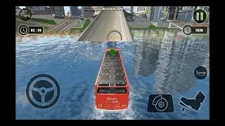 Sea Bus Driving Tourist Coach Bus Duty Driver & New Green Bus Unlocked & Android GamePlay FHD