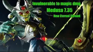 Medusa has become invulnerable to magic damage in the new patch 7.35