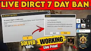 Only 2min 😱| Bgmi Google & Twitter Unlink || Bgmi I'd ban for 7 days || Problem solve 101%