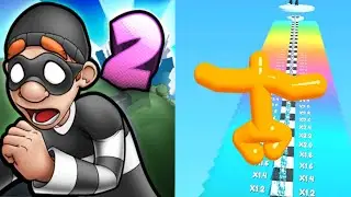 Robbery Bob 2 vs Tall Man Run Gameplay Android,ios Part 6