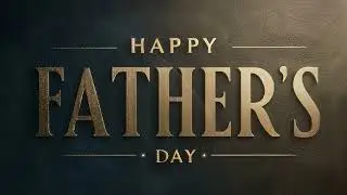 Happy Father's Day 4k Animated Tv Art Screensaver