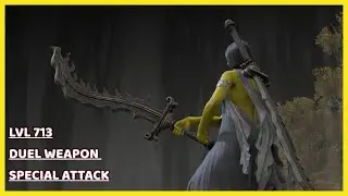 Elden Ring LVL713 Duel Monk's Flameblade Max Upgraded Damage Showcase (Special And Duel Attack)
