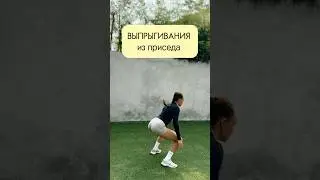 Выпрыгивания из приседа / JUMP SQUATS #legs #training #тренировка