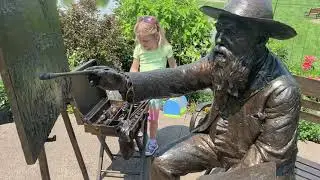 Monet Garden Tour! Overland Park Arboretum & Botanical Gardens Zone 6A Kansas USA
