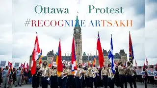 Armenians protesting for PEACE // Ottawa, Canada
