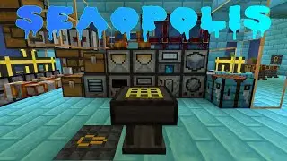 Membuat Advanced Crafting Table Yang Besarnya 5X5 - Minecraft Modded Survival Indonesia #19