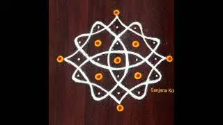 1243. #YouTube #ShortVideos #Small #Easy #Cute #Kambi Kolam #Chikku Muggu #CreativeDesign
