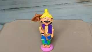 Onam king Mahabali making - Clay figurine #56