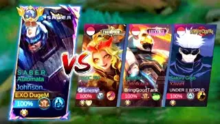 TIPS JOHNSON MENDOMINASI PERMAINAN MELAWAN 3 HERO OP‼️FULL GAMEPLAY JOHNSON - Mobile Legends