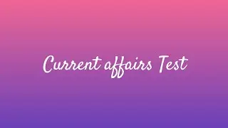 Daily Current affairs Test | 25-26 April 2021