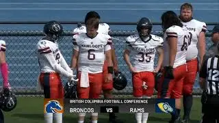 Langley Rams 28 Kamloops Broncos 2
