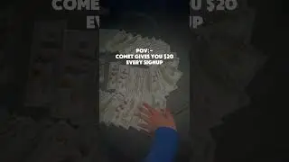 Downlaod Comet And Start Earning $20 Every SignUp You Bring. Download Link In Bio. #shorts #comet
