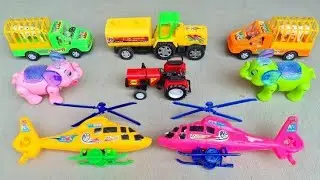 Gadi wala cartoon | toy helicopter video tractor jcb dumper truck | train toy set airplane #cartoon