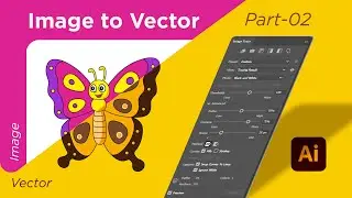 Convert image to vector in adobe illustrator 2022 | how to do? 2️⃣