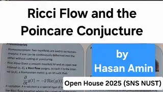 Hasan Amin| Open House 2025 (SNS, NUST)