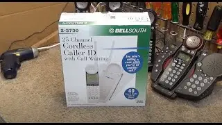 BellSouth 2-3730 25-Channel Cordless Phone with Caller ID and Call Waiting | Unboxing