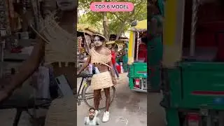 Top 6 model😎 #funny #comedy #prank #fun #fashion #model #ytshorts #trendingshorts #publicreaction