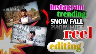 Snowfall Wala Video Kaise Banaen | barf wala video kaise banaye #trending #techsiddhu