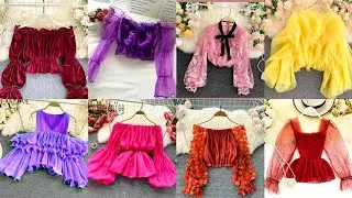 Types Of Korean Tops With Names/Korean Tops Design With Names/Korean Crop Tops/Korean Tops Design