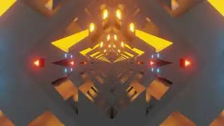 Abstract Tunnel VJ Loop for DJ Set