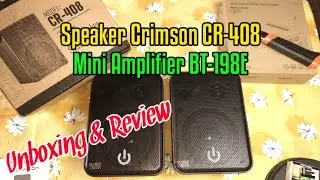 Распаковка и обзор динамика CRIMSON CR-408 и мини-усилителя BT-198E