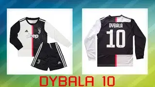 DYBALA 10 FC JUVENTUS KIDS ADIDAS 2020. Personalised football kit. Как мы делаем нанесение на форму?