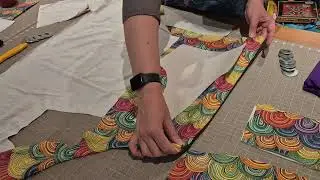Part 1 Cutting out Rad patterns 25K bralette 