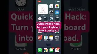 iPhone Keyboard Tip: Turn your keyboard into a trackpad #iphone #keyboardshortcuts #apple #ios18