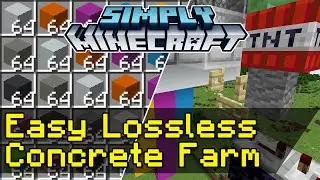 Easy Lossless Concrete Farms Tutorial | Simply Minecraft (Java Edition 1.17/1.18)