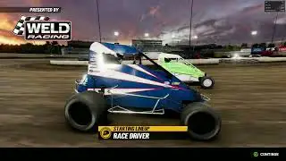 World Of Outlaws: Dirt Racing 24' on PC - Race 1 @ Grant Park in Dirt Midget Career