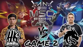 HOMEBOIS (HB) VS TEAM SPIRIT (TS) | GAME 2 GROUP STAGE | MSC 2024 X EWC | ENGLISH