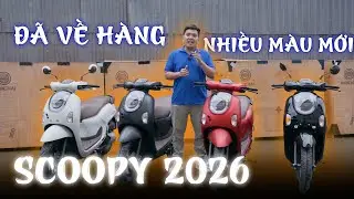 SCOOPY 2026 đã chính thức có mặt tại VN và Minh Long Moto là 1 trong những đơn vị có hàng đầu tiên